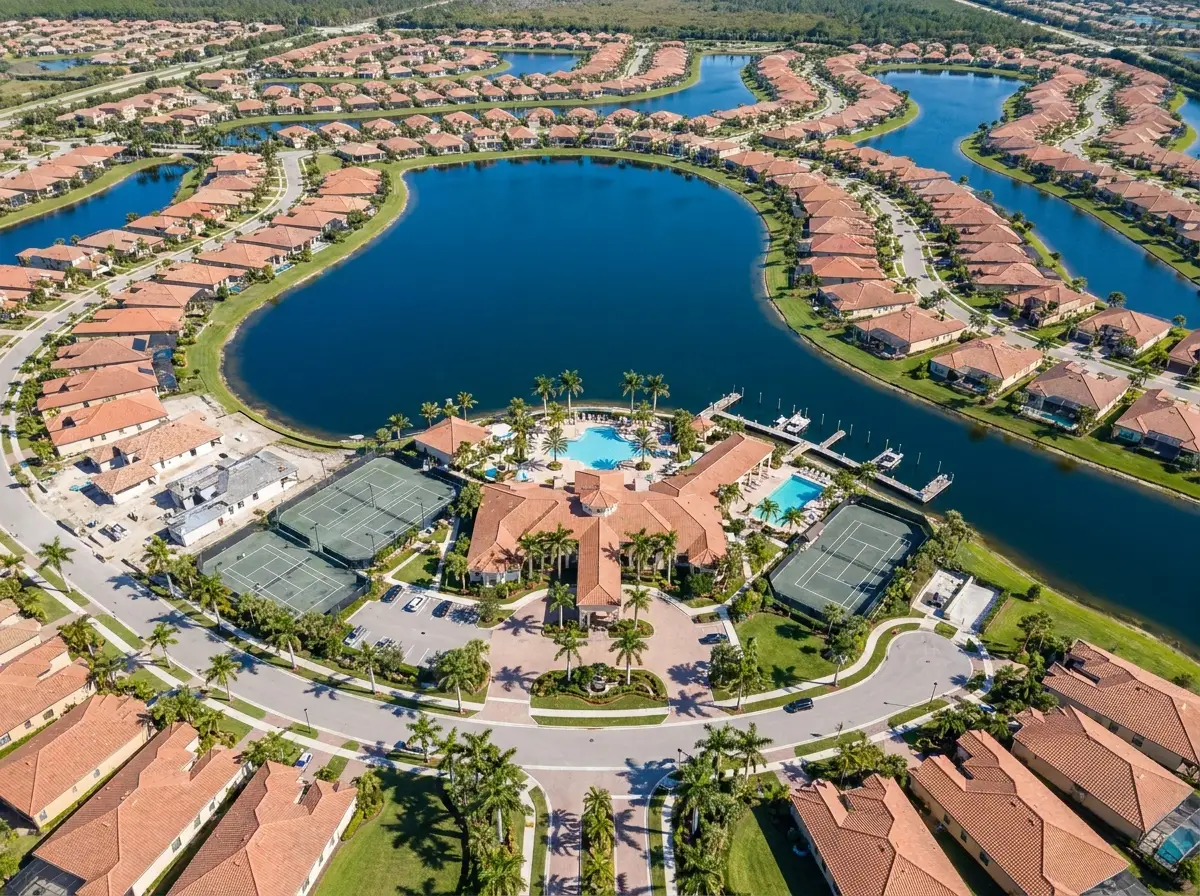 WildBlue lakefront community in Fort Myers, Florida